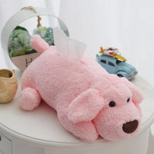 Load image into Gallery viewer, Labrador Love Soft Tissue BoxHome DecorPink