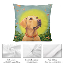 Load image into Gallery viewer, Labrador Luminescence Plush Pillow Case-Cushion Cover-Dog Dad Gifts, Dog Mom Gifts, Home Decor, Labrador, Pillows-5
