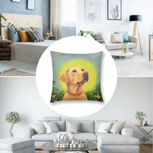 Load image into Gallery viewer, Labrador Luminescence Plush Pillow Case-Cushion Cover-Dog Dad Gifts, Dog Mom Gifts, Home Decor, Labrador, Pillows-8