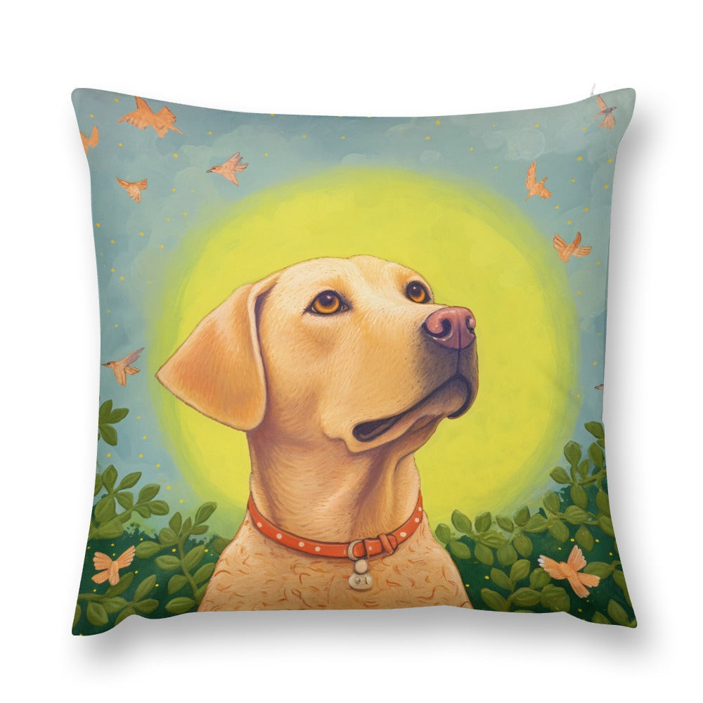 Labrador Luminescence Plush Pillow Case-Cushion Cover-Dog Dad Gifts, Dog Mom Gifts, Home Decor, Labrador, Pillows-12 