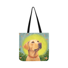 Load image into Gallery viewer, Labrador Luminescence Special Lightweight Shopping Tote Bag-Accessories-Accessories, Bags, Dog Dad Gifts, Dog Mom Gifts, Labrador-White-ONESIZE-1