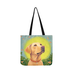 Labrador Luminescence Special Lightweight Shopping Tote Bag-Accessories-Accessories, Bags, Dog Dad Gifts, Dog Mom Gifts, Labrador-White-ONESIZE-1