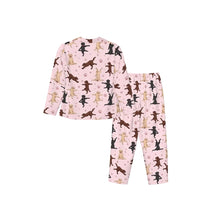 Load image into Gallery viewer, Labrador Pajamas for Women - XL Available - Labradors in All Colors Doing Yoga-Pajamas-Apparel,Dog Mom Gifts,Labrador,Pajamas-10