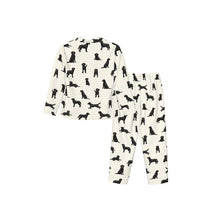 Load image into Gallery viewer, Labrador Pajamas for Women - XL Available - Playful Black Labradors-Pajamas-Apparel,Black Labrador,Dog Mom Gifts,Labrador,Pajamas-8