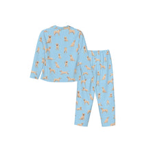 Load image into Gallery viewer, Labrador Pajamas for Women - XL Available - Playful Yellow Labrador-Pajamas-Apparel,Dog Mom Gifts,Labrador,Pajamas-12