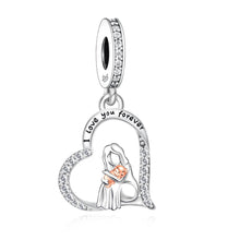 Load image into Gallery viewer, Labrador Puppy Love Forever Silver Charm Pendant-Dog Themed Jewellery-Jewellery, Labrador, Pendant-FC3181-3