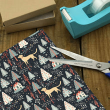 Load image into Gallery viewer, Labrador Retriever Holiday Village Christmas Gift Wrapping Paper - 2 Rolls-Christmas Ornament-Christmas,Labrador,Wrapping Paper-3