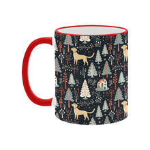 Load image into Gallery viewer, Labrador Retriever Holiday Village Christmas Mug-4
