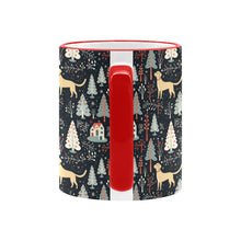 Load image into Gallery viewer, Labrador Retriever Holiday Village Christmas Mug-6