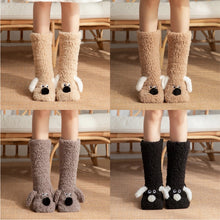 Load image into Gallery viewer, Labrador Socks - Yellow, Chocolate and Black - Labrador Face Slipper Socks-6