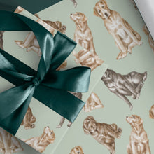 Load image into Gallery viewer, Labrador Wrapping Paper - Watercolor Delight Labradors - 3 Rolls Bundle-Christmas Ornament-Black Labrador,Chocolate Labrador,Christmas,Labrador,Wrapping Paper-12