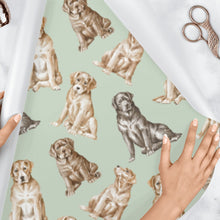 Load image into Gallery viewer, Labrador Wrapping Paper - Watercolor Delight Labradors - 3 Rolls Bundle-Christmas Ornament-Black Labrador,Chocolate Labrador,Christmas,Labrador,Wrapping Paper-13