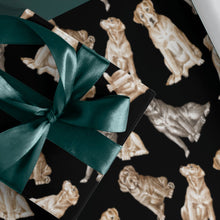 Load image into Gallery viewer, Labrador Wrapping Paper - Watercolor Delight Labradors - 3 Rolls Bundle-Christmas Ornament-Black Labrador,Chocolate Labrador,Christmas,Labrador,Wrapping Paper-17