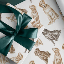 Load image into Gallery viewer, Labrador Wrapping Paper - Watercolor Delight Labradors - 3 Rolls Bundle-Christmas Ornament-Black Labrador,Chocolate Labrador,Christmas,Labrador,Wrapping Paper-7