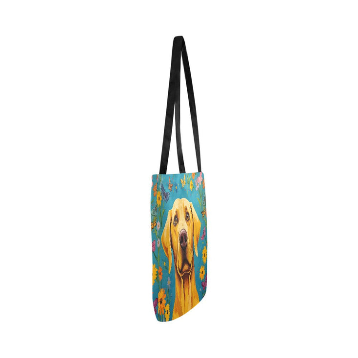 Labrador's Meadow Shopping Tote Bag-Accessories-Accessories, Bags, Dog Dad Gifts, Dog Mom Gifts, Labrador-3