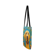 Labrador's Meadow Shopping Tote Bag-Accessories-Accessories, Bags, Dog Dad Gifts, Dog Mom Gifts, Labrador-4
