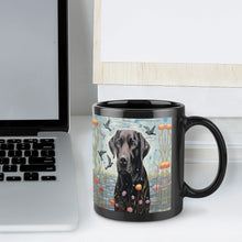 Load image into Gallery viewer, Lakeside Reverie Black Labrador Coffee Mug-7
