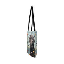 Load image into Gallery viewer, Lakeside Reverie Black Labrador Shopping Tote Bag-Accessories-Accessories, Bags, Black Labrador, Dog Dad Gifts, Dog Mom Gifts, Labrador-White-ONESIZE-4
