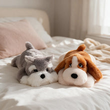 Load image into Gallery viewer, Large Beagle Stuffed Animal - Fluffy Full Sploot Puppy Plush Toy-11