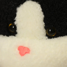 Load image into Gallery viewer, Large Black and White Cat Stuffed Animal - I Love You Sweater-12