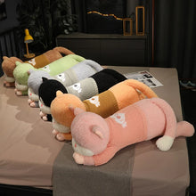 Load image into Gallery viewer, Large Black and White Cat Stuffed Animal - I Love You Sweater-6