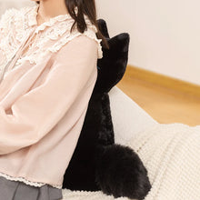 Load image into Gallery viewer, Large Black Cat Pillows - Soft Plush - 3 Pieces Set-8