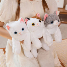 Load image into Gallery viewer, Large Calico Cat Stuffed Animal - Sweet Wide-Eyed Cutie - Yellow Eyes-2