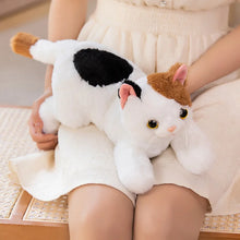 Load image into Gallery viewer, Large Calico Cat Stuffed Animal - Sweet Wide-Eyed Cutie - Yellow Eyes-4