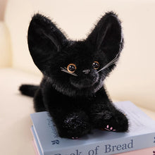 Load image into Gallery viewer, Large Devon Rex Plush Toys - 6 Coat Colors - White, Black, Tuxedo, Tabby Orange, Gray and Brown-Black Cat-53cm-17