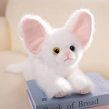 Load image into Gallery viewer, Large Devon Rex Plush Toys - 6 Coat Colors - White, Black, Tuxedo, Tabby Orange, Gray and Brown-White Cat-53cm-16