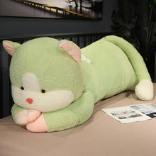 Load image into Gallery viewer, Large Orange and White Cat Stuffed Animal - I Love You Sweater-10