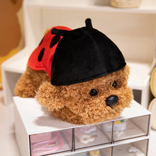 Load image into Gallery viewer, Lazy Baby Doodle Stuffed Animal Plush Toys-Red with Lady Bug Costume-Small-