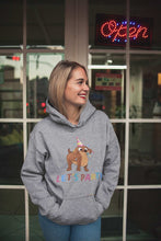 Load image into Gallery viewer, Let&#39;s Party Dachshund Women&#39;s Cotton Fleece Hoodie Sweatshirt - 4 Colors-Apparel-Apparel, Dachshund, Hoodie, Sweatshirt-12