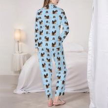Load image into Gallery viewer, Lhasa Apso Pajamas for Women - XL Available - Yes I Love Black and White Lhasa Apsos-Pajamas-Apparel,Boxer,Dog Mom Gifts,Pajamas-6