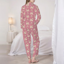 Load image into Gallery viewer, Lhasa Apso Pajamas for Women - XL Available - Yes I Love Cream Lhasa Apsos-Pajamas-Apparel,Boxer,Dog Mom Gifts,Pajamas-5