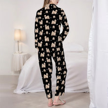 Load image into Gallery viewer, Lhasa Apso Pajamas for Women - XL Available - Yes I Love Cream Lhasa Apsos-Pajamas-Apparel,Boxer,Dog Mom Gifts,Pajamas-6