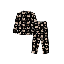 Load image into Gallery viewer, Lhasa Apso Pajamas for Women - XL Available - Yes I Love Cream Lhasa Apsos-Pajamas-Apparel,Boxer,Dog Mom Gifts,Pajamas-8