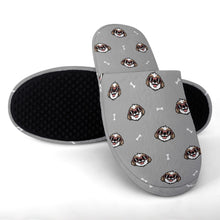 Load image into Gallery viewer, Lhasa Apso Slippers for Women - Lhasa Apso with Shades - Flannel-Slippers-25