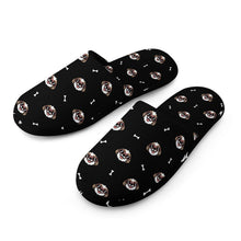 Load image into Gallery viewer, Lhasa Apso Slippers for Women - Lhasa Apso with Shades - Flannel-Slippers-26