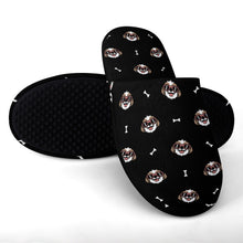 Load image into Gallery viewer, Lhasa Apso Slippers for Women - Lhasa Apso with Shades - Flannel-Slippers-28