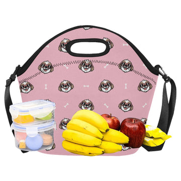 Lhasa Apso With Shades Neoprene Lunch Bag 8 360x