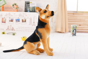 image of a standing german shepherd stuffed animal plush toy
