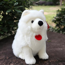 Load image into Gallery viewer, Realistic Lifelike Samoyed Dog Stuffed Animal Plush Toys-Stuffed Animals-Dog Memorial Gifts,Samoyed,Stuffed Animal-12