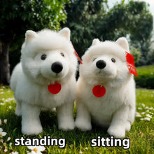 Load image into Gallery viewer, Lifelike Samoyed Dog Stuffed Animal Plush Toy-Stuffed Animals-Dog Memorial Gifts,Samoyed,Stuffed Animal-1