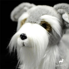 Load image into Gallery viewer, Lifelike Schnauzer Stuffed Animal Plush Toy-4