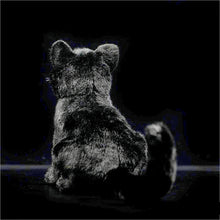 Load image into Gallery viewer, Lifelike Sitting Black Cat Soft Plush Toy-9