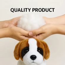 Load image into Gallery viewer, Lifelike St. Bernard Plush Toy - Puppy Eyes Peek-5