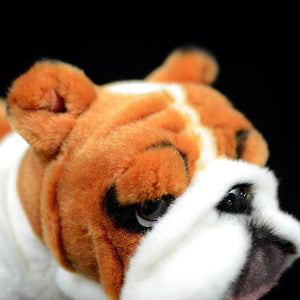 Lifelike Standing English Bulldog Soft Plush Toy-Home Decor-Dogs, English Bulldog, Home Decor, Soft Toy, Stuffed Animal-2
