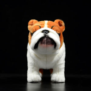 Lifelike Standing English Bulldog Soft Plush Toy-Home Decor-Dogs, English Bulldog, Home Decor, Soft Toy, Stuffed Animal-4