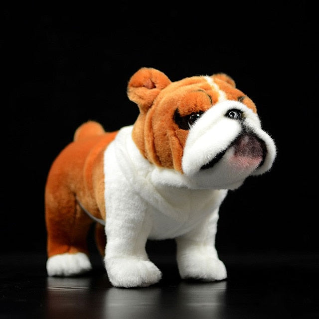 Lifelike Standing English Bulldog Soft Plush Toy-Home Decor-Dogs, English Bulldog, Home Decor, Soft Toy, Stuffed Animal-7